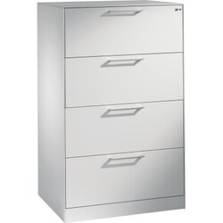 C+P 146223412S10027 Hängeregistraturschrank Asisto A4 2bahnig rws/rws