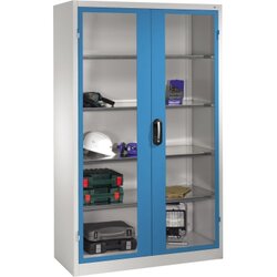 C+P 8931055S10055 Werkzeugschrank Fenstertür 1950x1200x500mm lgr/lbl