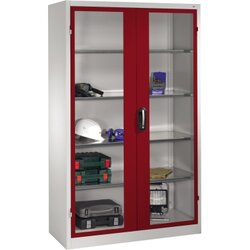 C+P 8931055S10075 Werkzeugschrank Fenstertür 1950x1200x500mm lgr/rrt