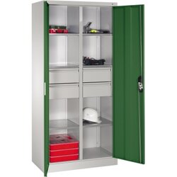C+P 89213042S10037 Werkzeugschrank 6Bd. 4Sch. 1950x930x500mm lgr/rgn