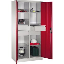 C+P 89213042S10038 Werkzeugschrank 6Bd. 4Sch. 1950x930x500mm lgr/rrt