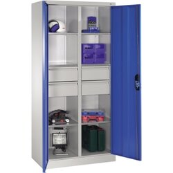 C+P 89213042S10032 Werkzeugschrank 6Bd. 4Sch. 1950x930x500mm lgr/lbl