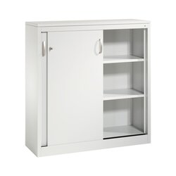 C+P Schiebetürenschrank Acurado 1.200 x 1.200 x 400 mm (B x H x T) lichtgrau