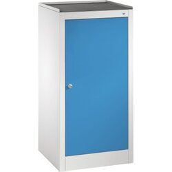 C+P 872100S10009 Werkzeug-Beistellschrank 2Böden lgr/lbl