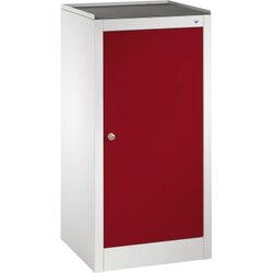 C+P 872100S10004 Werkzeug-Beistellschrank 2Böden lgr/rrt