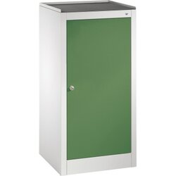 C+P 872100S10046 Werkzeug-Beistellschrank 2Böden lgr/rgn
