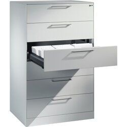 C+P Karteischrank Asisto 800 x 1.298 x 600 mm (B x H x T) DIN A5 quer