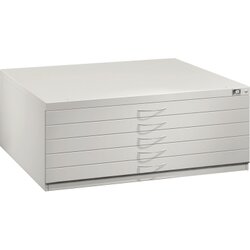 C+P 7100000S10097 Flachablageschrank 420x1100x765mm lgr