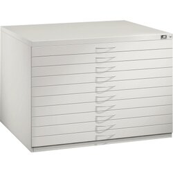 C+P 7101000S10164 Flachablageschrank 760x1100x765mm lgr