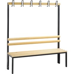 C+P 8051100S10000 Garderobenbank  1710x1500x403mm sgr