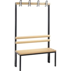 C+P 8050100S10000 Garderobenbank  1710x1000x403mm sgr