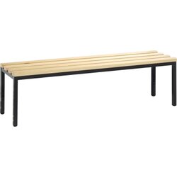 C+P 8051000S10000 Umkleidebank 420x1500x353mm sgr