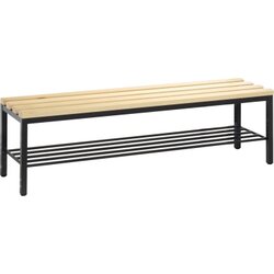 C+P 8051010S10001 Umkleidebank Schuhrost 420x1500x353mm sgr