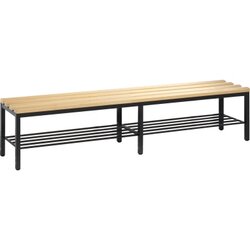 C+P 8052010S10001 Umkleidebank Schuhrost 420x1960x353mm sgr