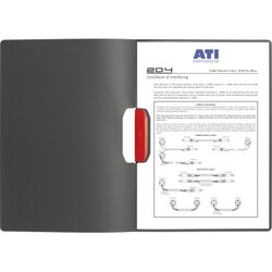 DURABLE Klemmmappe DURASWING® COLOR 5 St./Pack.