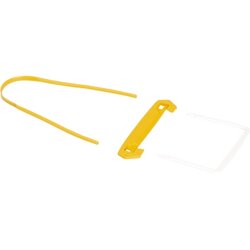 Bankers Box® 1189101 Abheftbügel Tube Clip gelb 100 St./Pack.