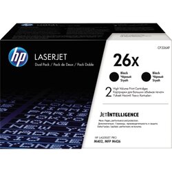 HP CF226XD Toner 26X 9.000Seiten schwarz 2 St./Pack.