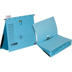 ELBA 100333012 Hängehefter chic ULTIMATE DIN A4 blau 5 St./Pack.
