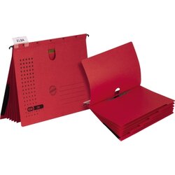ELBA 100333013 Hängehefter chic ULTIMATE DIN A4 rot 5 St./Pack.