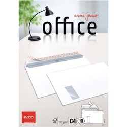 ELCO 7449312 Briefumschlag Office C4 mF 100g weiss 10 St./Pack.