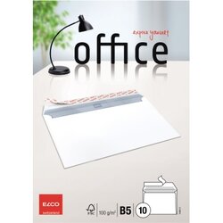 ELCO 7449512 Briefumschlag Office B5 oF hk weiß 10 St./Pack.