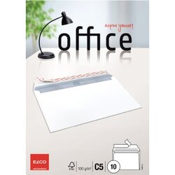 ELCO 7446912 Briefumschlag Office C5 oF hk weiß 10 St./Pack.