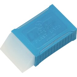 Läufer 01250 Radierer Plast L-125 48x24x11mm