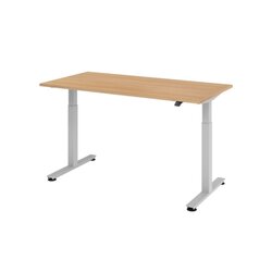 Hammerbacher VXDSM16/E/S Schreibtisch 160x80cm eiche 