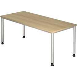 Hammerbacher VHS19/E/S Schreibtisch 180x80cm eiche 