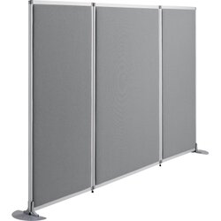 Neutralware 820033850 Stellwand stoffbespannt Acrylglas 810mm blau