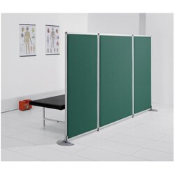 Neutralware 820033863 Stellwand stoffbespannt Acrylglas 810mm dunkelgrün