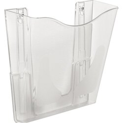 Deflecto® CP078YTCRY Wandprospekthalter  DocuPocket CP078YT A4 hoch tr