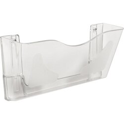 Deflecto® CP074YTCRY Wandprospekthalter  DocuPocket CP074YT A4 quer tr