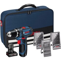 BOSCH 0615990G6L Akku-Bohrschrauber GSR 10.8-2-Li 4Ah +Zubehör