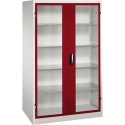 C+P 8932055S10018 Werkzeugschrank Fenstertür 1950x1200x600mm lgr/rrt