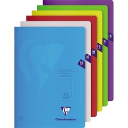Clairefontaine 303225C  Schulheft Scoolbook   A4 lin25 16Bl sort