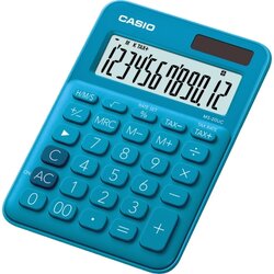 CASIO® MS-20UC-BU-W-EC Tischrechner blau 