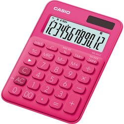 CASIO® MS-20UC-RD-W-EC Tischrechner rot 