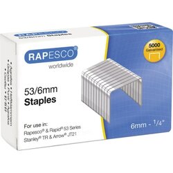 RAPESCO 0749 Heftklammern 53/6mm verzinkt 