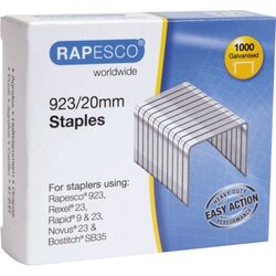RAPESCO 1241 Heftklammern 923/20mm verzinkt 