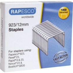 RAPESCO 1238 Heftklammern 923/12mm verzinkt 