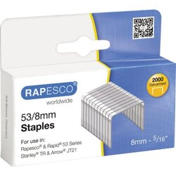 RAPESCO 0752 Heftklammern 53/8mm verzinkt 