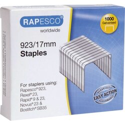 RAPESCO 1240 Heftklammern 923/17mm verzinkt 