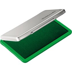 Pelikan 331033 Stempelkissen Gr.2 7x11cm Metallic-Gehäuse grün