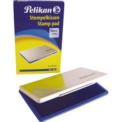 Pelikan 331124 Stempelkissen 1 getränkt ohne Öl 9x16cm blau