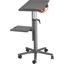 MAUL 9333089 Beamertisch +Seitenplatte +Steckdose an