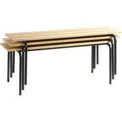 C+P Umkleidebank stapelbar 1.200 x 460 x 460 mm (B x H x T)