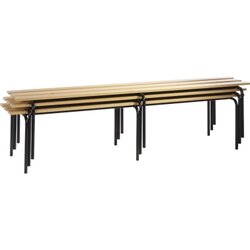 C+P Umkleidebank stapelbar 2.000 x 460 x 460 mm (B x H x T)
