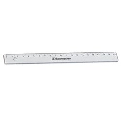 Soennecken 1820 Lineal 20cm Kunststoff transparent