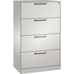 C+P 146023412S10014 Hängeregistraturschrank Asisto A4 2bahnig lgr/lgr